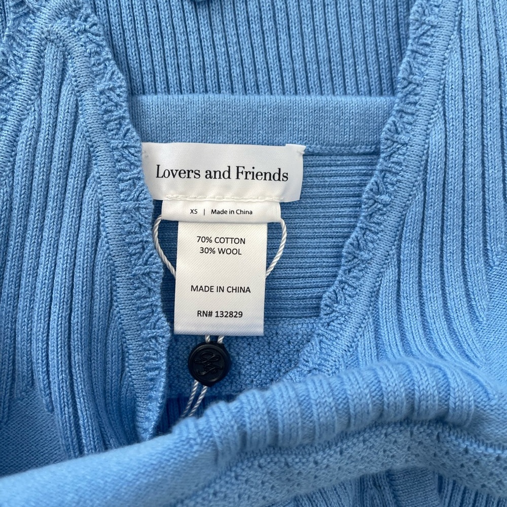 Lovers + Friends Blue Ember Dress NWT - Picture 4 of 4